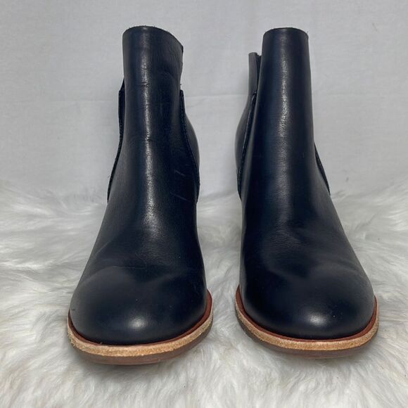 Kork-Ease Chandra II NWOT Black Full Grain Leather Ankle Booties Sz 9.5 - Picture 4 of 6